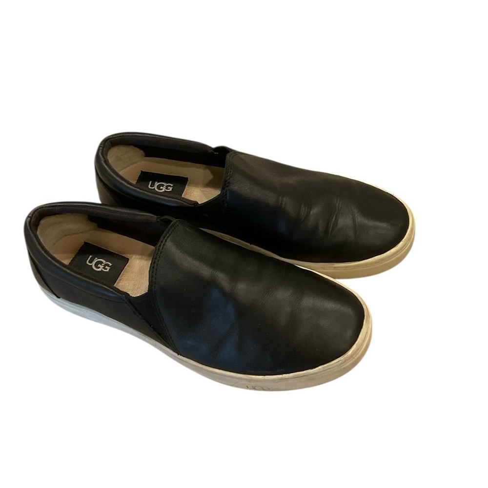 UGG leather slip on shoes size 8